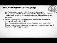 HP Laserjet Pro MFP M281fdw Unboxing and Setting Up Guidance