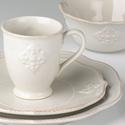LENOX French Perle Charm 4 pc place setting