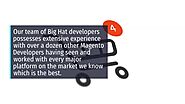 Leading Magento Ecommerce Agency | Big Hat