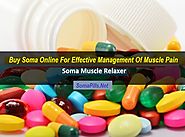 Buy soma online for effective management of muscle pain