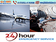 Ordinary of brilliance Service by Global Air Ambulance Service in Delhi with Special care