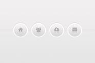 Rounded Glossy Buttons - Web Design Hood