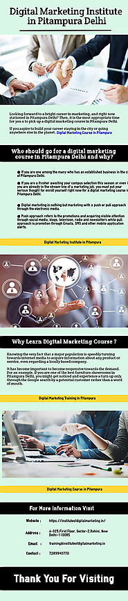Top Digital Marketing Training in Pitampura - Infographic