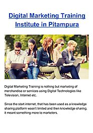 Digital Marketing Training Institute in Pitampura - PDF