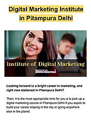 Best Digital Marketing Institute in Pitampura - PDF