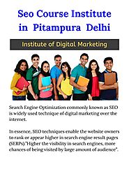 Seo Course in Pitampura - PDF