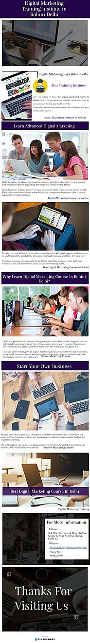 Digital Marketing Training Institute in Rohini Delhi | Piktochart Visual Editor