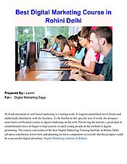 Digital marketing course in rohini delhi