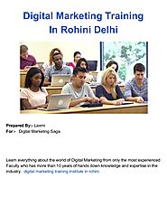 Digital Marketing Training In Rohini