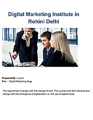Digital Marketing Institute In Rohini