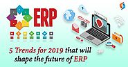 5 Trends for 2019 that will shape the future of ERP Solutions.