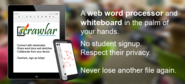 A web word processor and web whiteboard for schools. Create, collaborate and share without email!