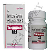 TRIOMUNE - LAMIVADINE STAVUDINE TABLETS 40 mgand 30 mg | Vea