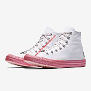 Converse Shoes Chuck Taylor All Star x Miley Cyrus Canvas High Top White