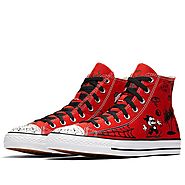 Converse Cons Shoes Chuck Taylor All Star x Sean Pablo Canvas High Top Red