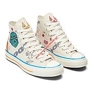 Converse Shoes Chuck Taylor All Star Wordmark Canvas High Top Red