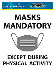 Masks Mandatory Except During Physical Activity : COVID-19 Precautions at Shapes Fitness Centre