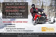 Best Snowmobile numbers | 219signs.com