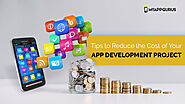 Tips to Reduce the Cost of Your App Development Project