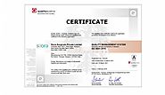 Certificate | Siora Surgicals Pvt. Ltd