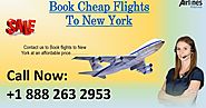 Visit New York City and Book cheap flights to new York at +1 888 263 2953