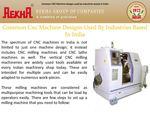 Common Cnc Machine Designs Used By Industries Based In India