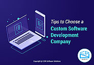 Effective Tips to Choose a Custom Software Development Company | Blog