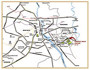 Ambience Tiverton Sector 50 Noida Location Map