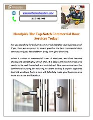 Get Affordable Commercial Roll Up Door Repair Company