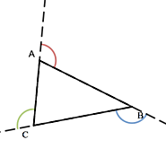 Exterior Angles: Triangles