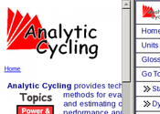 Analytic Cycling, Interactive Methods for Estimating Cycling Performance Parameters. Tom Compton