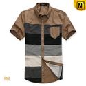 Funky Button up Short Sleeve Shirts CW100316