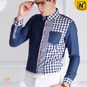 Fitted Fashion Dress Shirts for Men CW114530