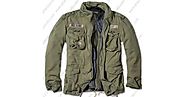 Army Style Cotton Casual Jacket | americasuits.com