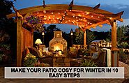 Make Your Patio Cosy For Winter In 10 Easy Steps