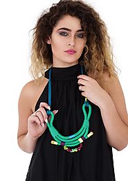 Bold and beautiful African nomad-inspired rope necklace
