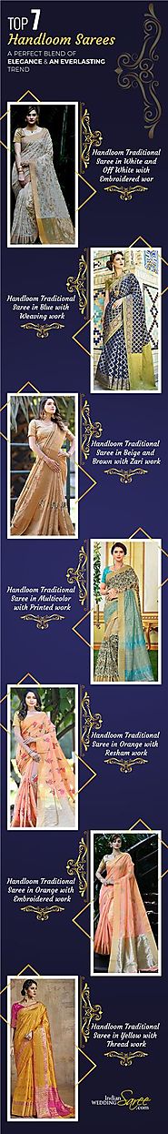 Go Ethnic with these Top 7 Handloom Sarees