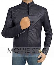 Smallville Black Superman Leather Jacket - Moviestarjacket