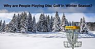 Playing Disc Golf in Winter Season