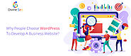 Why People Choose WordPress To Develop A Business Website?
