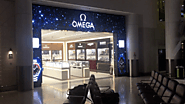 Omega LED storefront by Dynamo LED Displays