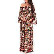 Ruched Dress | Maternity Dresses | Maxi Maternity Dress