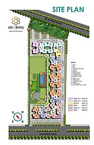 AIG Royal Site Plan | AIG Royal Mastra Plan Greater Noida West