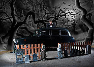 Spooky Themed Horror Taxi Photo Booth