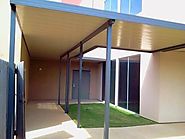 Aluminum flat pan patio covers are an excellent choice for budget minded customers and office building shade. Insulat...