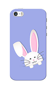 Caseria Baby Bunny Blue Slim Fit Hard Case Cover for Apple iPhone 5/5s