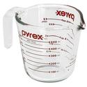 Pyrex Prepware 2-Cup Measuring Cup, Clear with Red Measurements
