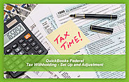 QuickBooks Federal Tax Withholding - Setup - Account Cares