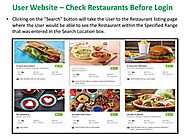 Store visibility / availability for Users - Food On Demand System