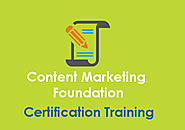 Content Marketing Advanced Certification Training | LMS